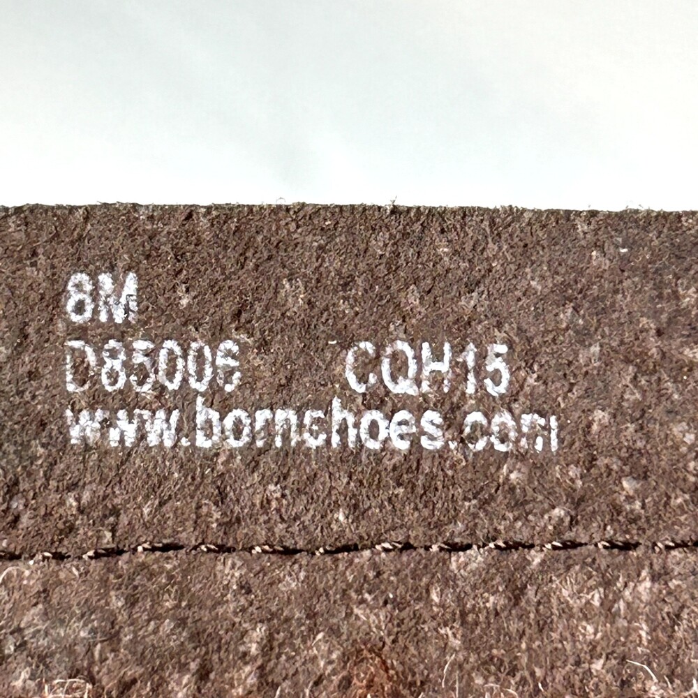 Børn BORN Goji Boot Summer Brown Saddle Leather Shearling Lined Women Size 8 M - Picture 9 of 11